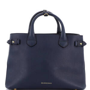 Burberry Banner Tote Leather And House #240183B85B